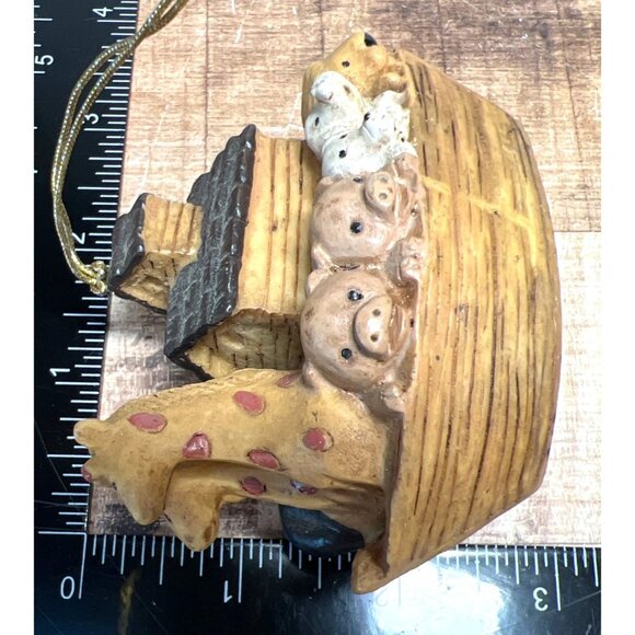Miniature Noahs Ark Detailed Collectible Ornament Resin Animal Sculpture - Picture 7 of 7